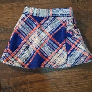 Janie and Jack plaid skirt 12-18M